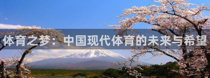 球派体育下载安装：体育之梦：中国现代体育的未来与希望